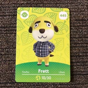 Official Frett (445) Animal Crossing Amiibo Card - Series 5
